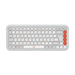מקלדת אלחוטית בצבע אוף-וויט LOGITECH POP ICON KEYS