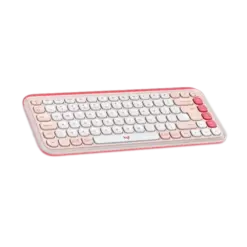 מקלדת אלחוטית בצבע ורוד LOGITECH POP ICON KEYS