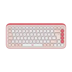מקלדת אלחוטית בצבע ורוד LOGITECH POP ICON KEYS