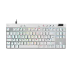 מקלדת גיימינג חוטית PRO X TKL RAPID בצבע לבן מבית LOGITECH