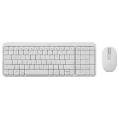 סט מקלדת ועכבר אלחוטיים Logitech MK250 Bluetooth – בצבע Offwhite