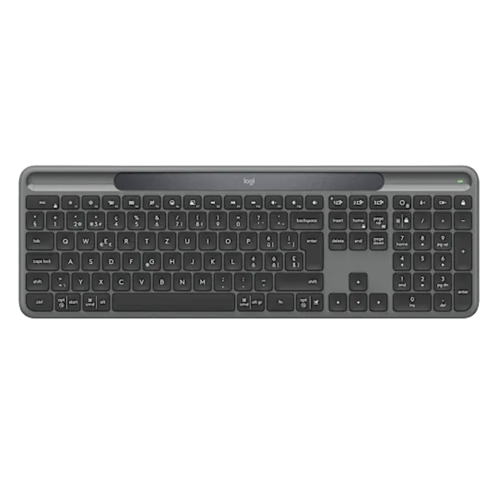LOGITECH SLIM SOLAR + GRAPHITE – מקלדת סולארית אלחוטית