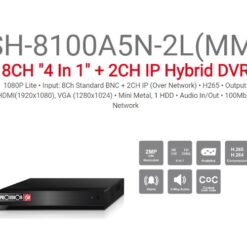 מכשיר הקלטה משולב PROVISION SH-8100A5N-2L MM 1TB 8AHD+2IP
