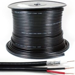 כבל מצלמות משולב DC Cable 105m + Provision 19099 RG59
