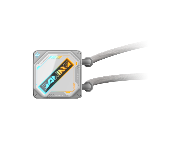 קירור נוזלי כפול Gigabyte Gaming 240 ICE 2XARGB 120MM Fan White – תמונה 4