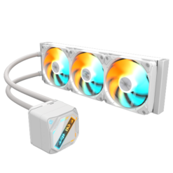 Alternative view of קירור נוזלי משולש Gigabyte Gaming 360 ICE 3XARGB 120MM Fan White