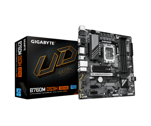 לוח Gigabyte B760M DS3H GEN5 M-ATX DDR5 DP HDMI LGA1700