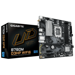 לוח אם אינטל GIGABYTE B760M D3HP WIFI6 mATX DP HDMI VGA LGA1700