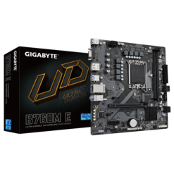 לוח אם אינטל GIGABYTE B760M E DDR5 DP HDMI VGA 1GbE lan LGA1700