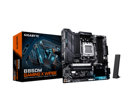 לוח אם GIGABYTE B850M GAMING X WIFI6E MICRO-ATX DDR5 AM5 BT 2.5GB