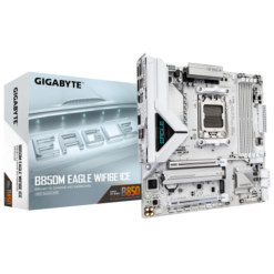 לוח אם GIGABYTE B850M EAGLE WIFI6E ICE M-ATX DDR5 AM5 BT 2.5GB