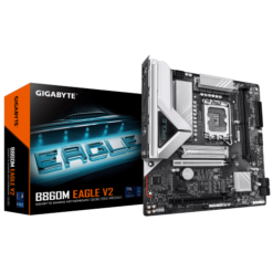 לוח למעבד דור 15 Gigabyte B860M EAGLE V2 M-ATX 2.5GB LAN