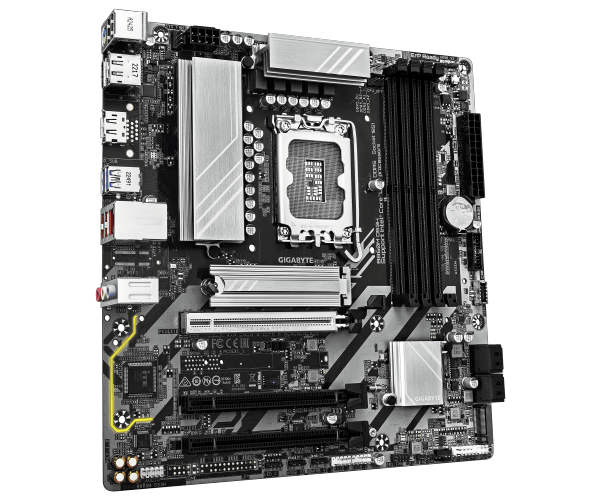 לוח אם GIGABYTE B860M DS3H 1.0 Micro-ATX DDR5 LGA1851 2.5GbE Lan – תמונה 3