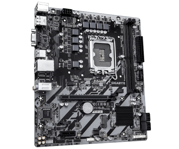 לוח Gigabyte H810M S2H 1.0 Micro-Atx DDR5 LGA1851 VGA HDMI – תמונה 3