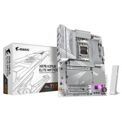 Alternative view of לוח אם GIGABYTE X870E AORUS ELITE X ICE X3D WIFI7 ATX BT 2.5GBE