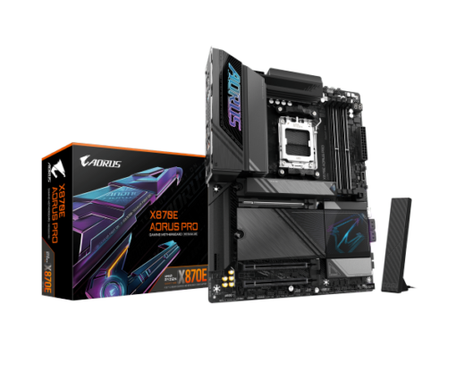 לוח אם GIGABYE X870E AORUS PRO ATX WIFI7 DDR5 AM5 2.5GBE LAN
