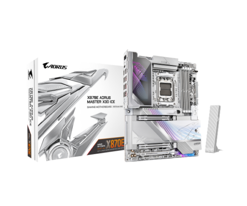לוח אם GIGABYTE X870E AORUS MASTER X3D ICE WIFI7 ATX BT 10GBE