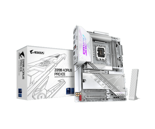 לוח לאינטל דור 15 Gigabyte Z890 AORUS PRO ICE 5GbE ATX LGA1851