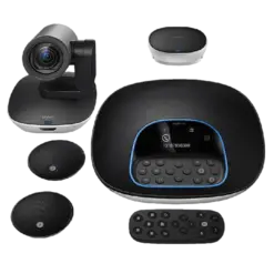 מערכת וידאו קונפרנס Logitech GROUP Full HD 1080p זווית 90 מעלות זום דיגיטלי 10x באחריות יבואן רשמי