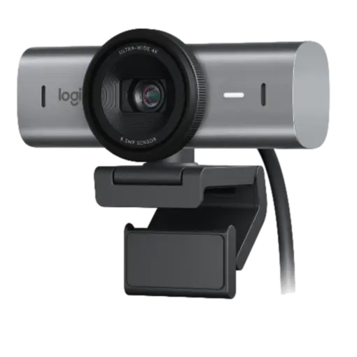 מצלמת רשת Logitech MX Brio 4K Ultra HD Professional Webcam 30fps זכוכית אופטית מקצועית באחריות יבואן רשמי