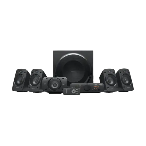 רמקולים Logitech Z906 5.1 500W סאבוופר עץ DTS באחריות יבואן רשמי