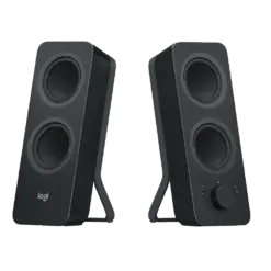 Alternative view of רמקולי סטריאו בלוטוס Z207 למחשב מבית Logitech שחור