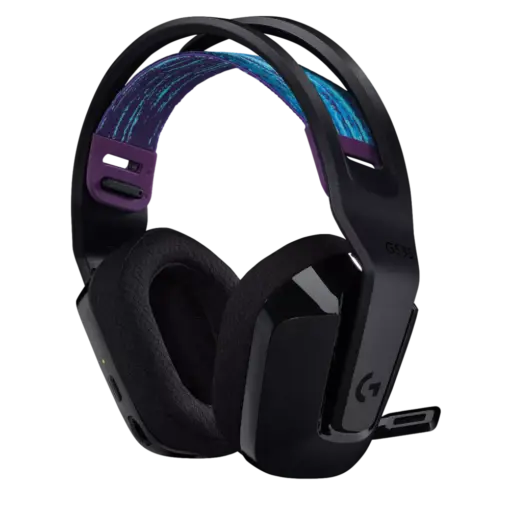אוזניות גיימינג Logitech G535 LIGHTSPEED – אלחוטי LIGHTSPEED – דרייברים 40 מ"מ – סוללה עד 33 שעות – משקל 236 גרם – מקלט USB