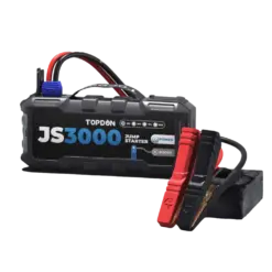 בוסטר התנעה לרכב TOPDON JumpSurge 3000 3000A 24000mAh עם פנס LED 400 לומנס באחריות יבואן רשמי