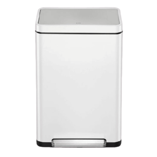 פח רגלית EKO X-CUBE 45L בצבע לבן