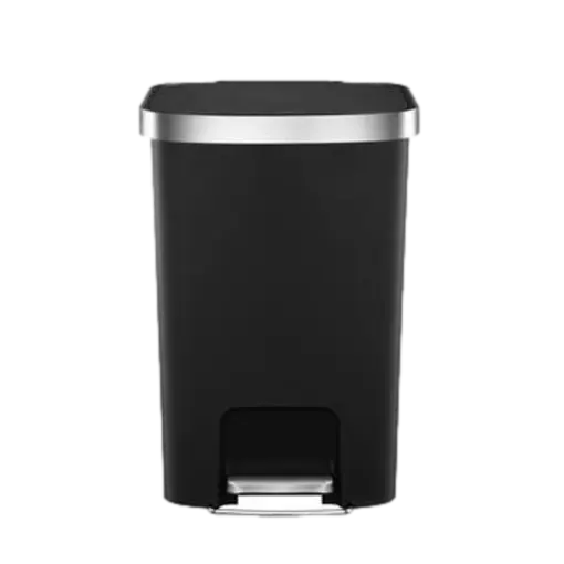 פח רגלית EKO 6255 50L NEW HANA שחור מט – מבית EKO