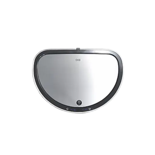 פח סנסור נירוסטה חצי עיגול 47 ליטר MIRAGE SEMI-ROUND