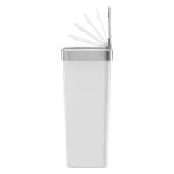 Alternative view of פח מרובע 50 ליטר HANNA סנסור לבן מט – מבית EKO