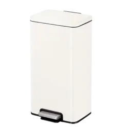 פח רגלית EK9361 מלבני 30 ליטר MADISON לבן