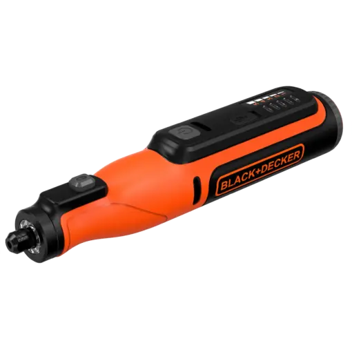 Multitool נטען 48 אביזרים BLACK&DECKER 7.2V סוללת ליתיום 1.5Ah מהירות 3500-29500 סל"ד באחריות יבואן רשמי