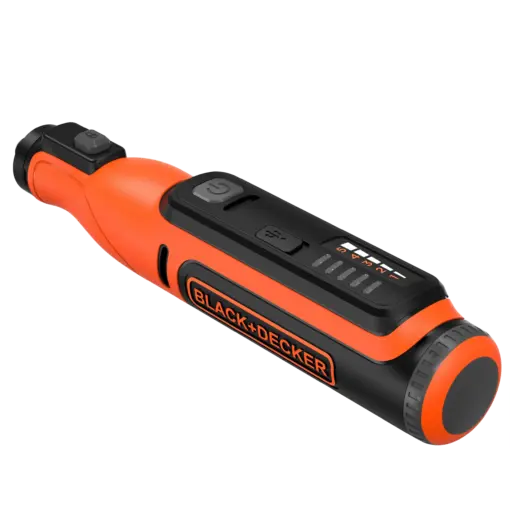 Multitool נטען 48 אביזרים BLACK&DECKER 7.2V סוללת ליתיום 1.5Ah מהירות 3500-29500 סל"ד באחריות יבואן רשמי
