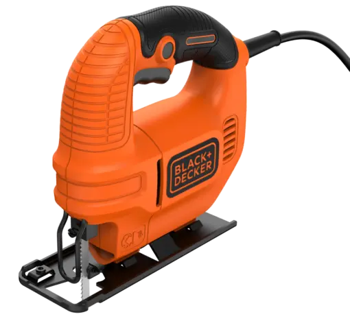 מסור חוטי BLACK&DECKER W400 3000 סל"ד עומק חיתוך 65 מ"מ בעץ באחריות יבואן רשמי
