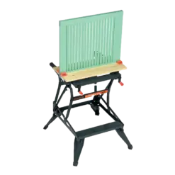 שולחן עבודה מתקפל BLACK&DECKER WM550 משטח 610x472 מ"מ עומס 250 ק"ג באחריות יבואן רשמי