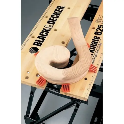 שולחן עבודה מתקפל BLACK&DECKER Workmate 825 Deluxe עם מערכת הידוק מתקדמת, 3 מצבי עבודה, נשיאת משקל עד 250 ק"ג, באחריות יבואן רשמי