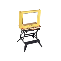 שולחן עבודה מתקפל BLACK&DECKER Workmate 825 Deluxe עם מערכת הידוק מתקדמת, 3 מצבי עבודה, נשיאת משקל עד 250 ק"ג, באחריות יבואן רשמי