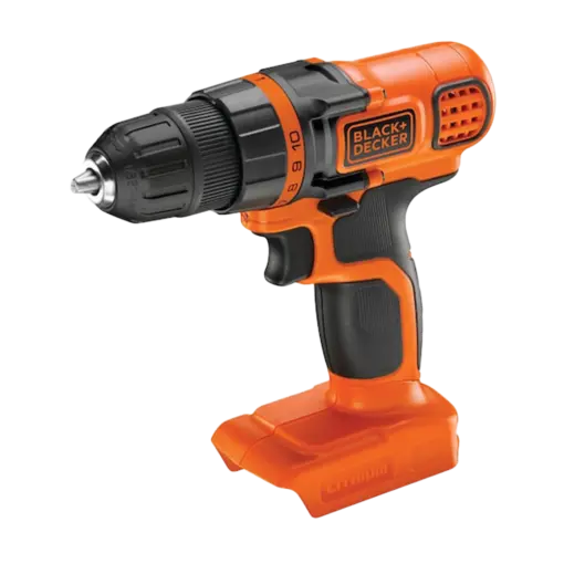 מברגת מקדחה נטענת 18V ללא סוללה ומטען – Black & Decker BCDDD18N-XJ