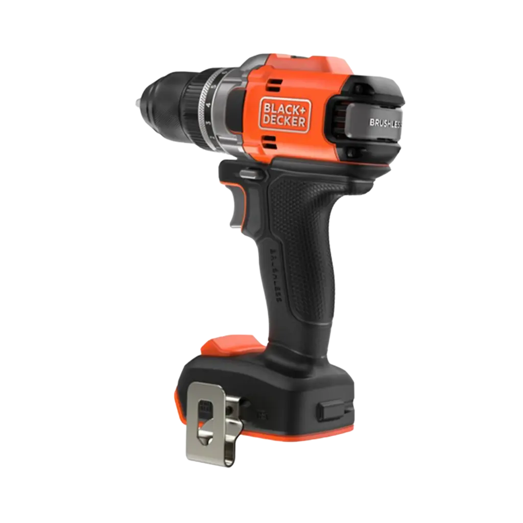 מקדחה מברגה נטענת 18V ללא פחמים – גוף בלבד דגם BLD682XN-XJ מבית BLACK+DECKER