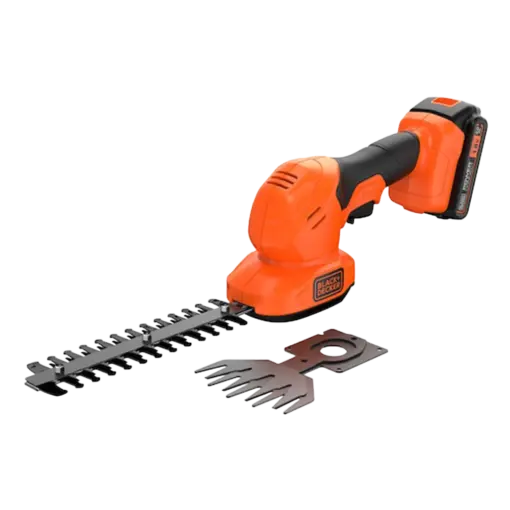 גוזם שיחים נטענת Black+Decker BCSS18D1-QW 18V– סוללה אמפר 2.0