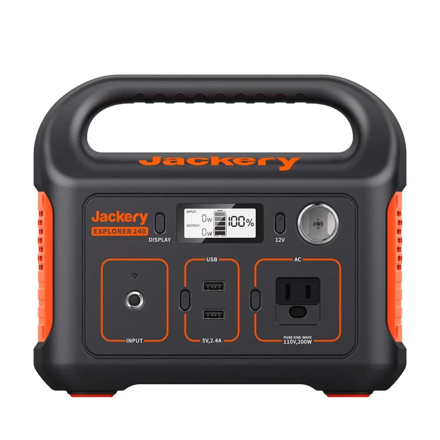 תחנת כוח ניידת Jackery Explorer 240 240Wh Li-ion NMC סוללה 500 מחזורי טעינה באחריות יבואן רשמי