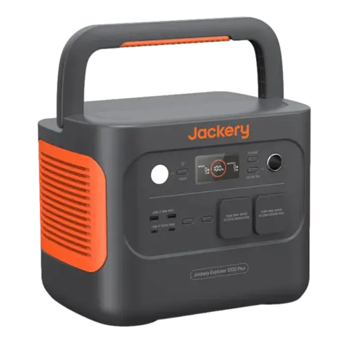 תחנת כוח ניידת Jackery Explorer 1000 Plus 1260Wh 2000W סוללת LFP 4000 מחזורי טעינה באחריות יבואן רשמי ל-24 חודשים