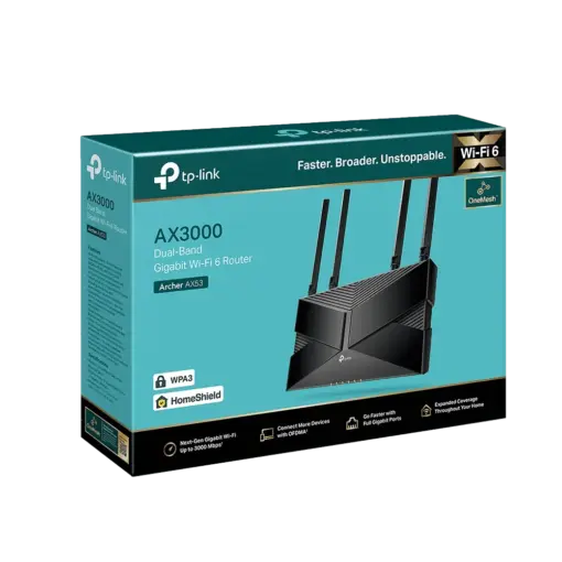 Archer AX53 AX3000 Wi-Fi 6 Router מבית TP-LINK
