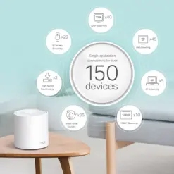 Alternative view of (3 באריזה) Deco X60 AX5400 Mesh Wi-Fi 6 מבית TP-LINK