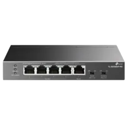 מתג שולחני מתכתי TP-Link SG1005P-PD 5 פורטים Gigabit PoE+ 63W באחריות יבואן רשמי 3 שנים