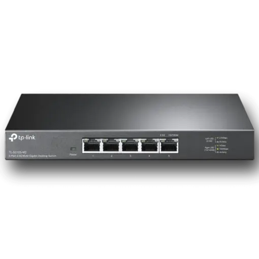 מתג רשת TP-Link SG105-M2 5 יציאות 2.5Gbps מהיר במיוחד באחריות יבואן רשמי 3 שנים