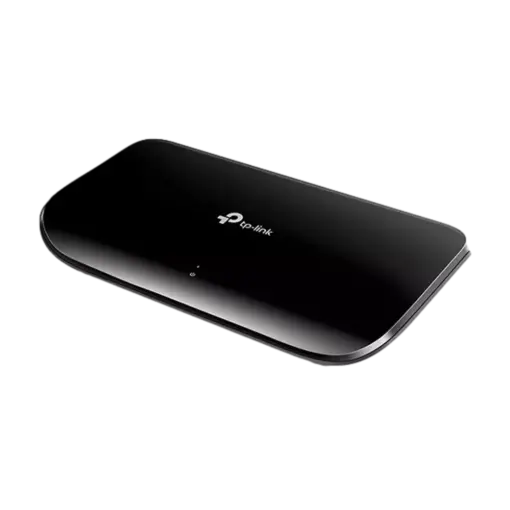 מתג רשת TP-Link 8 ערוצים Gigabit שחור TL-SG1008D באחריות יבואן רשמי 3 שנים
