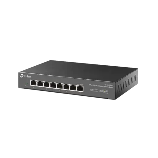 מתג רשת TP-Link SG108-M2 8 יציאות 2.5Gbps מהיר ועוצמתי באחריות יבואן רשמי 3 שנים
